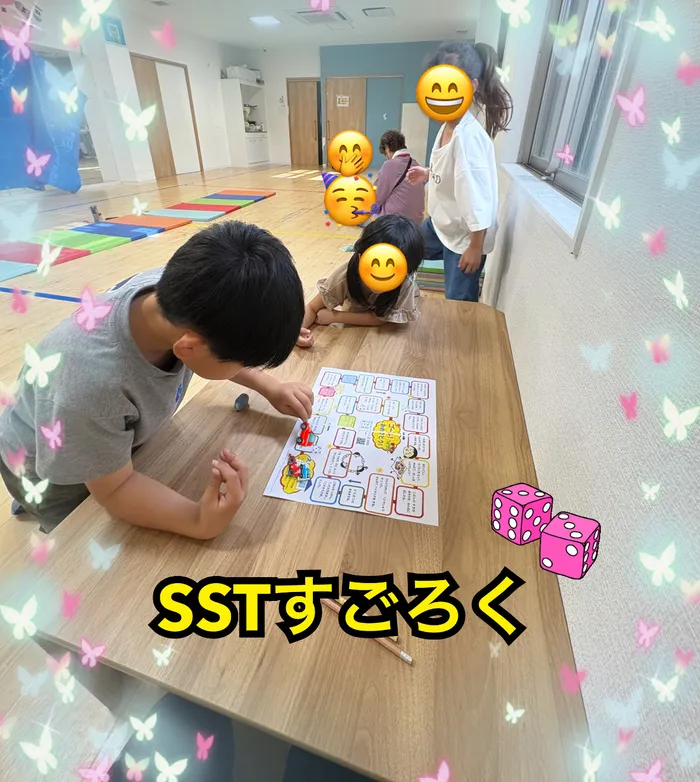 【人気の大型遊具設置♪】児童発達支援事業所　癒しの森Kids　みくりや/SSTすごろく🎲