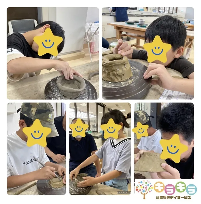 放課後等デイサービス　キラキラ小牧/作陶体験🍵