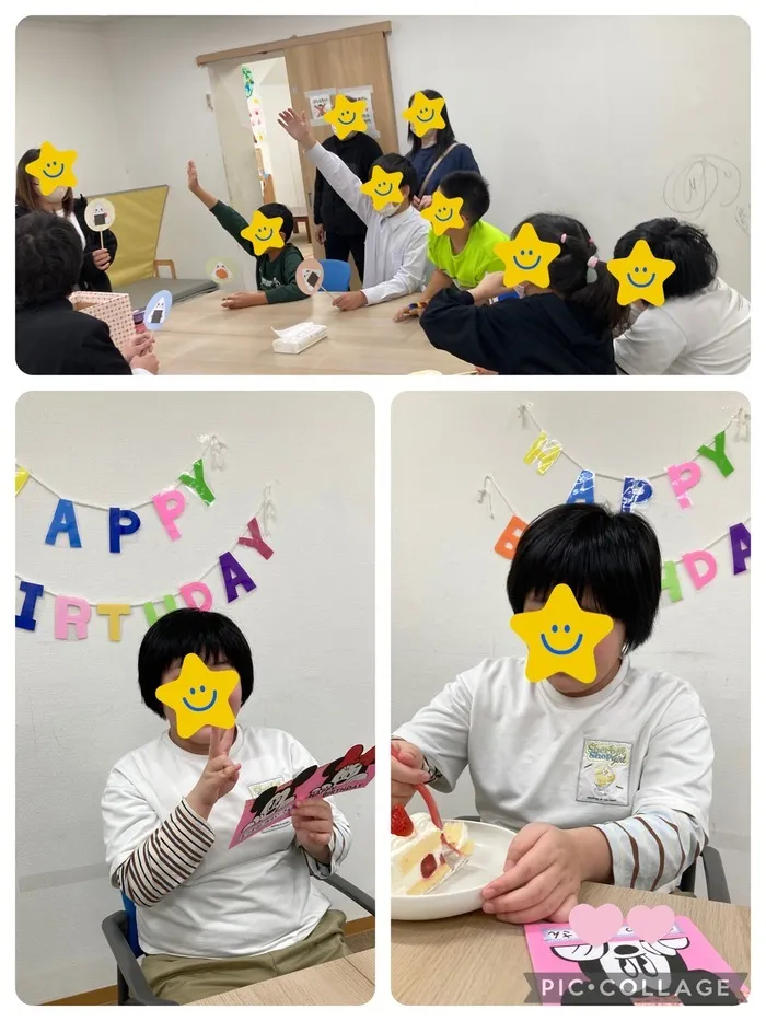 放課後等デイサービス　キラキラ小牧/1月のお誕生日会🎉