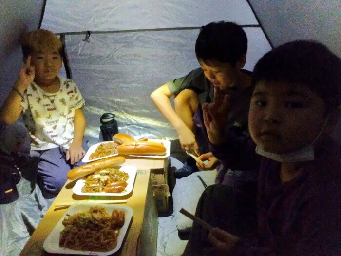 ちゃれんじくらぶ　那珂川教室/室内デイキャンプ🏕️