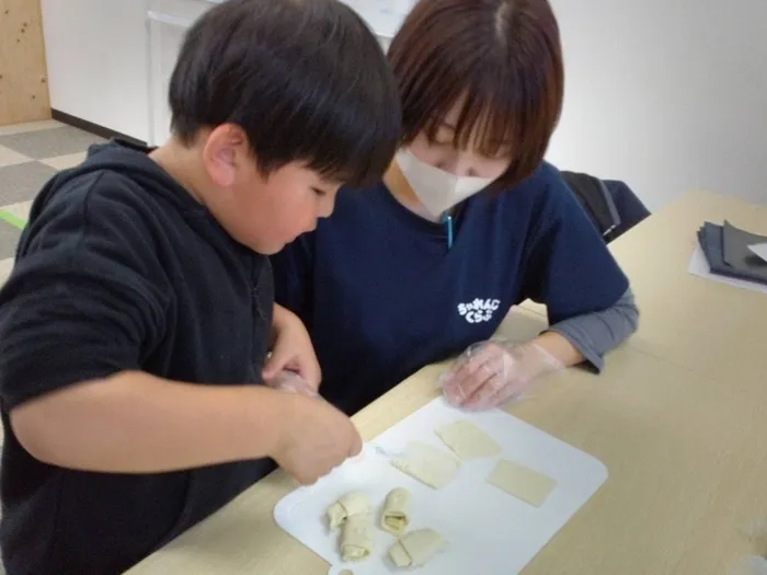 ちゃれんじくらぶ　那珂川教室/チョコパイ作り🍫