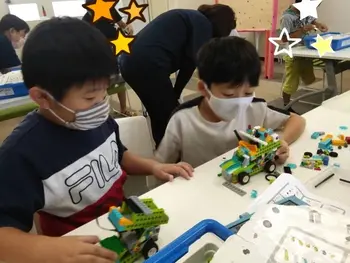 ちゃれんじくらぶ　那珂川教室/レゴプログラミングでリサイクル車作り🚚