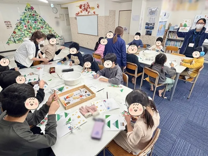 Gripキッズ　越谷校/クリスマスカードを作りました⛄💌