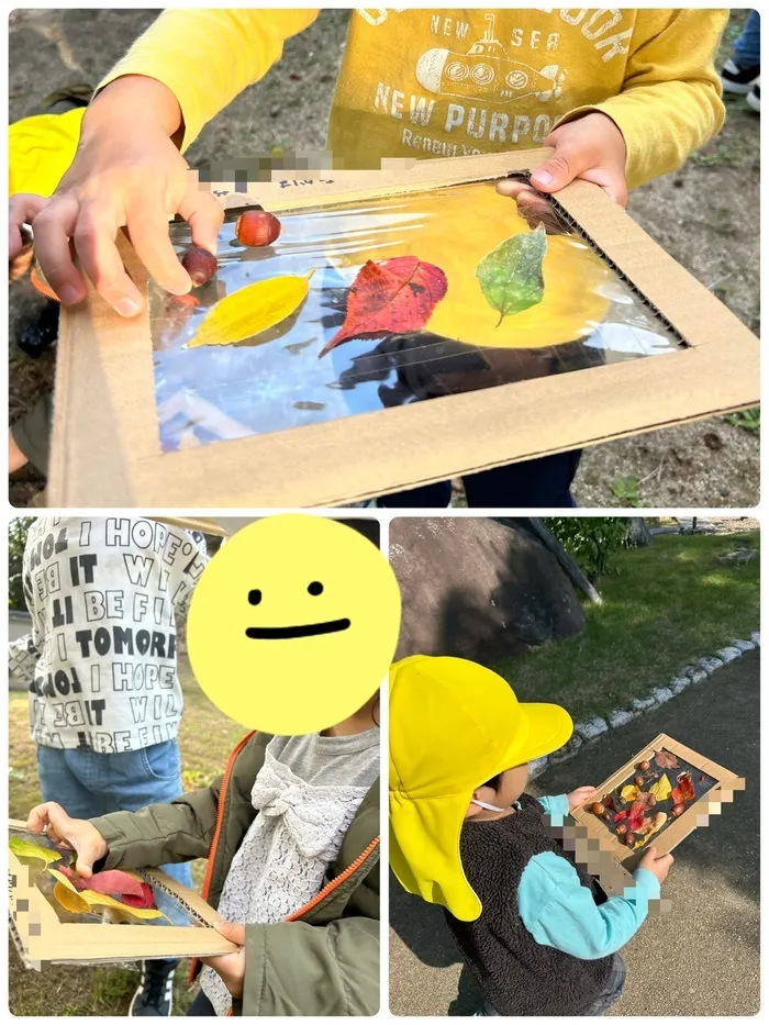 【作業療法士・理学療法士常勤在中！！】児童発達支援てんてん　現在空きあり！！/落ち葉アート🍂🎨