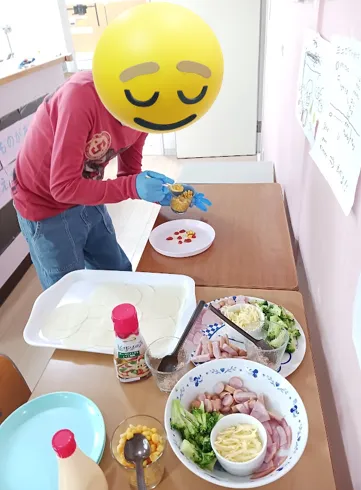 まごころ「しゅくれんじ」/ミニピザ作り🍕