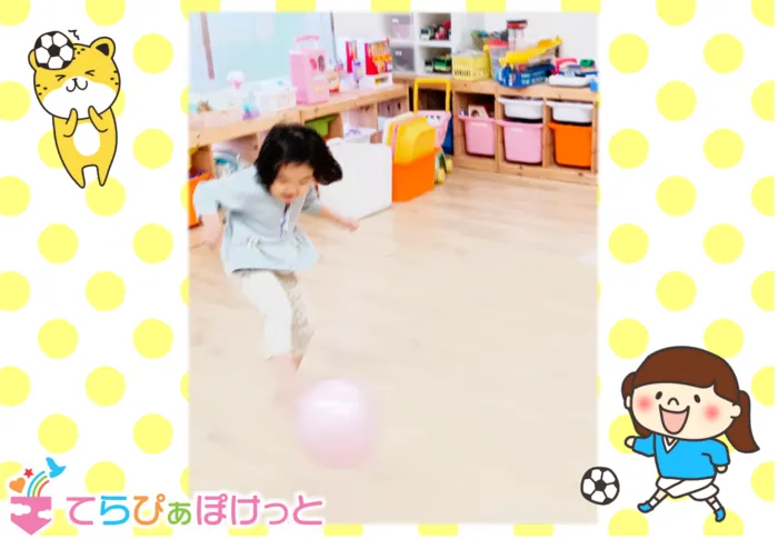 てらぴぁぽけっと　東川口教室/意外な一面⚽✨