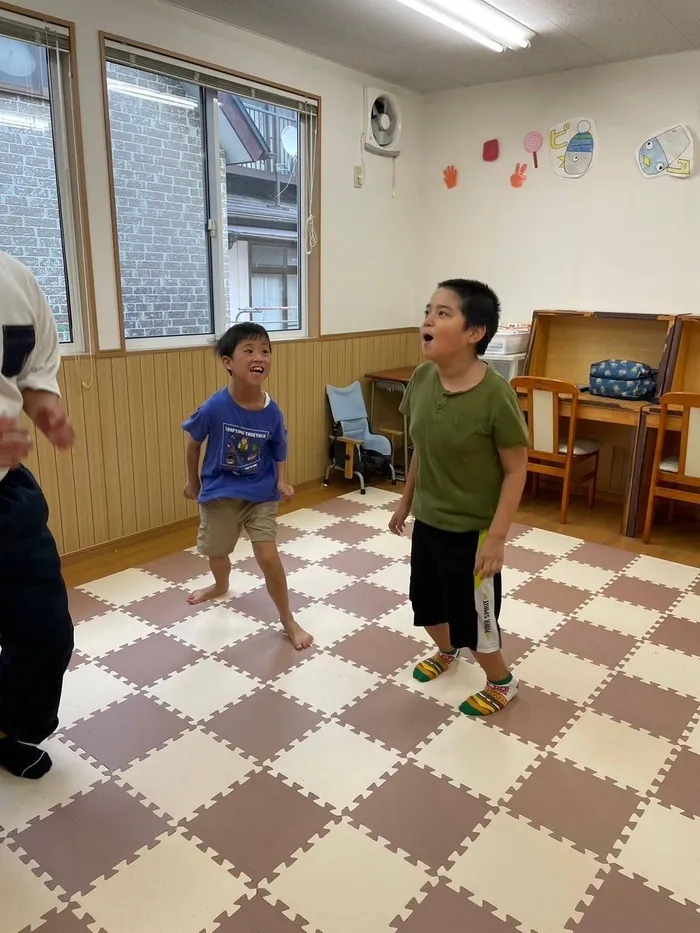 杜のつぐみ療育園四郎丸園/軽運動☆