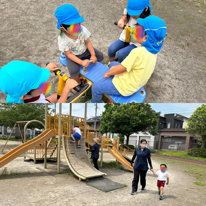 オリーブキッズ薬師/公園に行ったよ(≧▽≦)