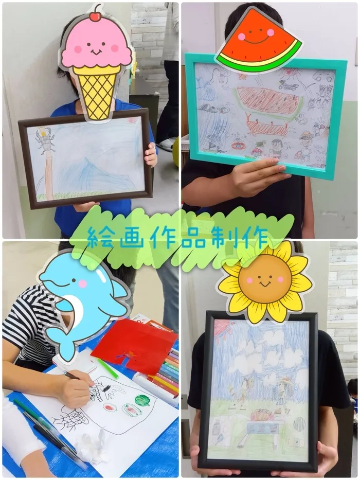 児童発達支援まなび ふたば/絵画作品制作🎨🖼️