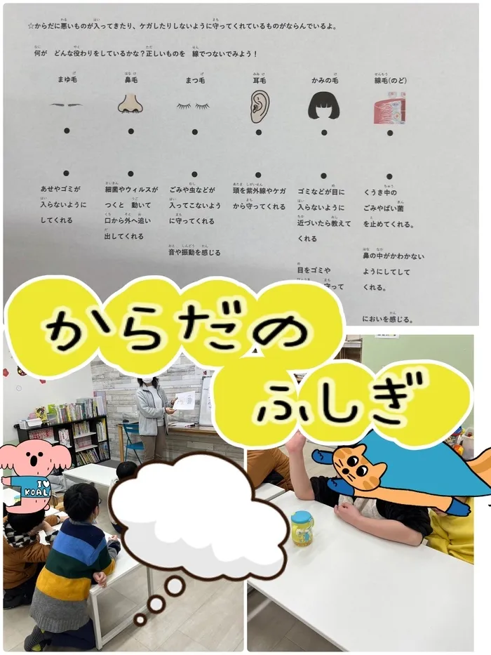 児童発達支援まなび ふたば/からだのふしぎ👤🧬