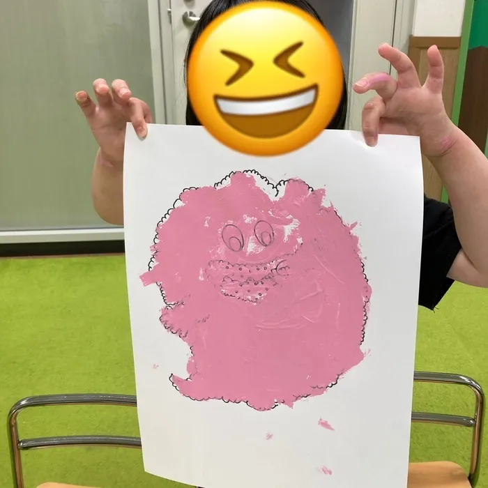 エンジョイキッズ/☆　微細活動　（筆絵の具）☆