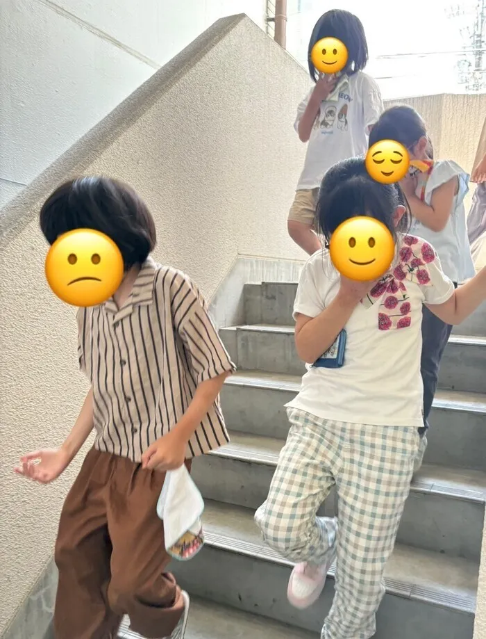  LEGON Kids谷町/レゴンキッズ谷町の避難訓練＆ブレスレット作り