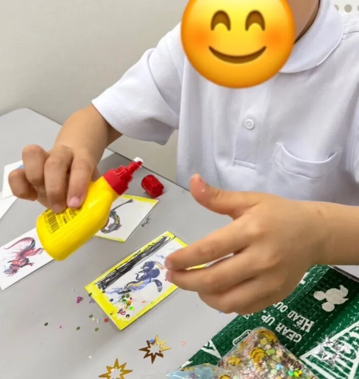  LEGON Kids谷町/レゴンキッズ谷町のオリジナルカード作り😊
