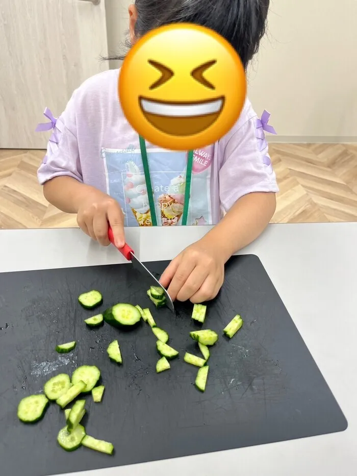  LEGON Kids谷町/レゴンキッズ谷町の冷やしうどん作り