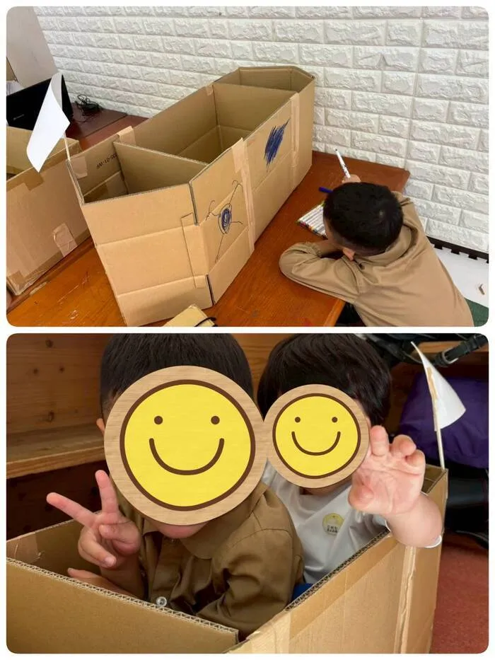 児童発達支援・放課後等デイサービス まりも平野/10月15日 ハロウィン準備~船~