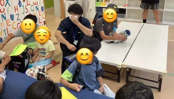 ブロッサムジュニア若葉台はるひ野教室/帰りの会の様子