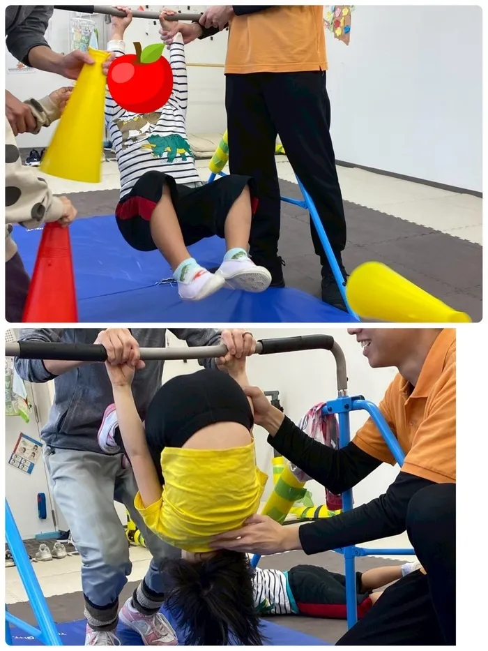 こども発達サポート　運動療育型　放課後デイサービス　ロジコ/鉄棒4週目