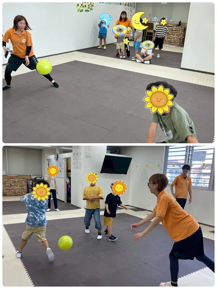 こども発達サポート　運動療育型　放課後デイサービス　ロジコ/球技最終週