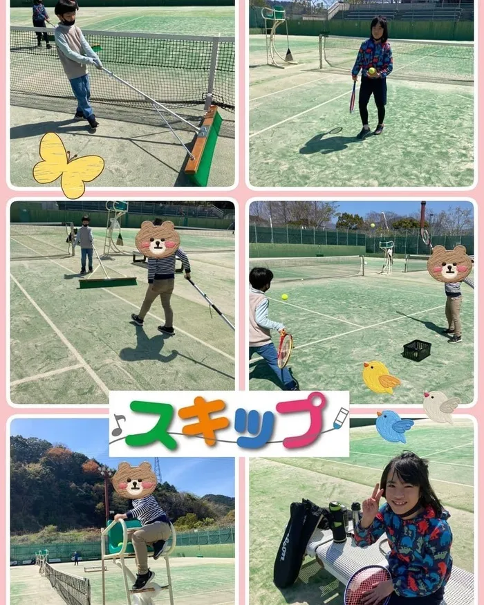 児童発達支援放課後等デイサービススキップ/テニスコートに行ってきました🎾