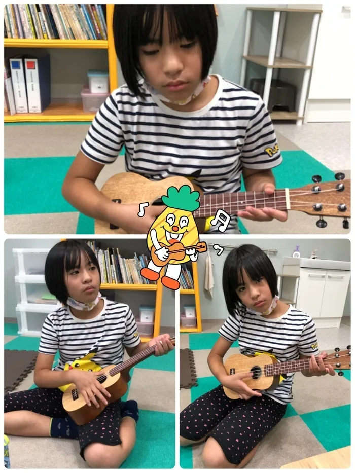 児童発達支援放課後等デイサービススキップ/初めてのウクレレ🎸