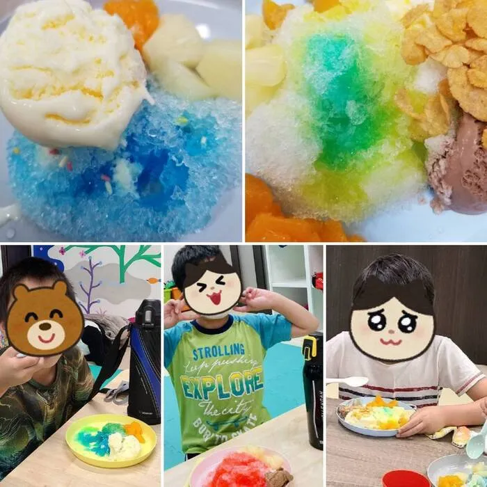 パンダの宝物　明治校/かき氷作り🍧