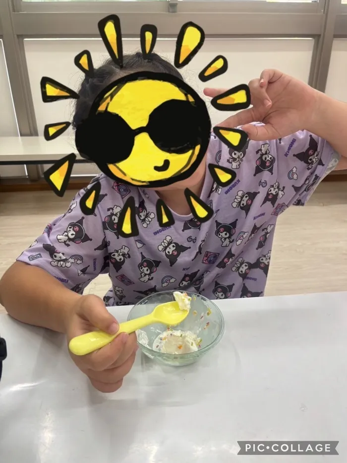 パンダの宝物　明治校/アイスクリーム作り🍨