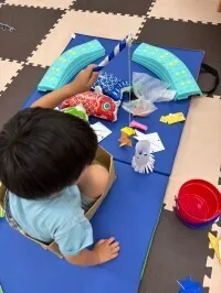 伸栄学習会 わかばの子（多機能型）/魚釣りブーム到来！〜集中力と想像力が育つあそび〜