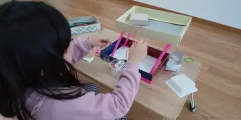 One step smile 青葉台教室/廃品を有効活用！
