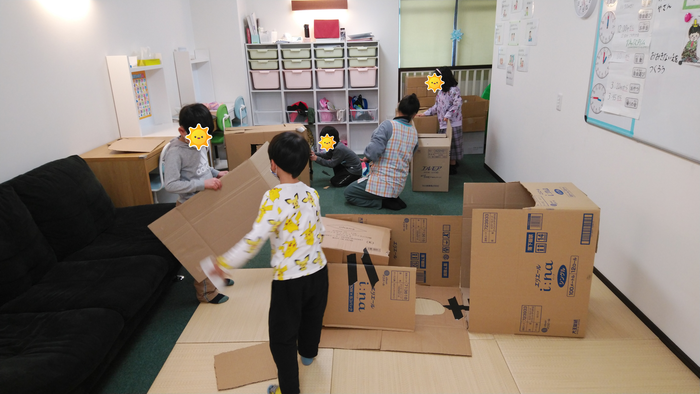 こぱんはうすさくら 春日若葉台教室 空きあり 児童発達支援事業所 春日市のブログ 段ボール秘密基地作り Litalico発達ナビ こぱんはうすさくら 春日若葉台教室 空きあり 児童発達支援事業所 春日市のブログ 段ボール秘密基地作り Litalico発達ナビ