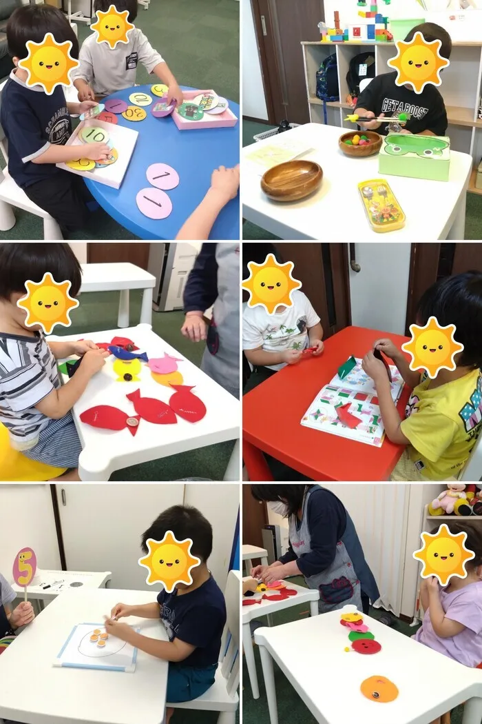 こぱんはうすさくら　春日若葉台教室/指先の運動してます。✍