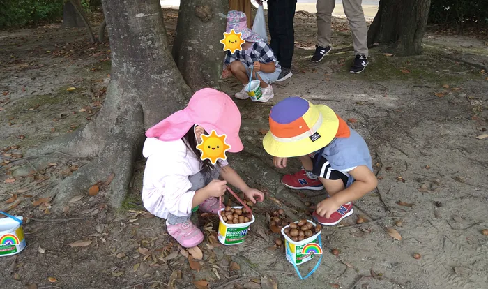 こぱんはうすさくら　春日若葉台教室/どんぐり拾いに公園へ♬