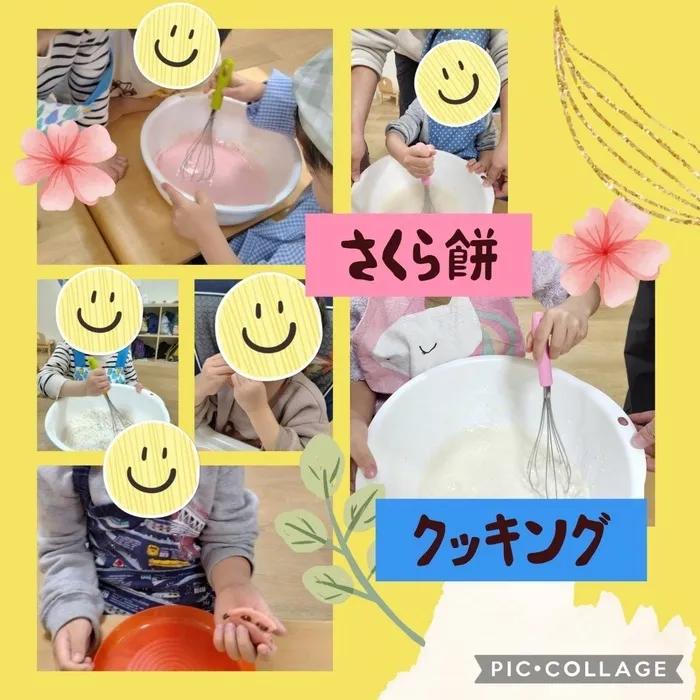 ゆにぞん　ほっぷ/ひな祭り製作🌸クッキング