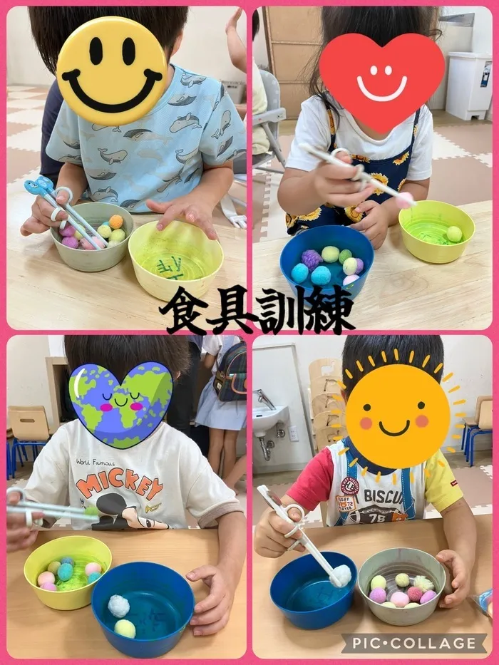 ゆにぞん　ほっぷ/食具訓練