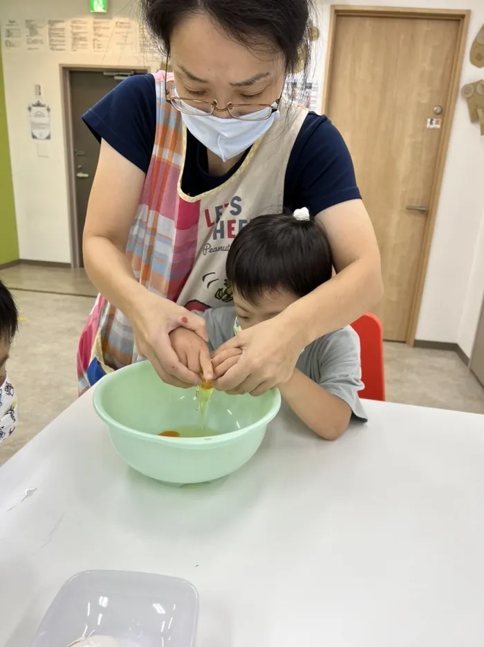 こぱんはうすさくら横浜中田教室/ホットケーキ作り