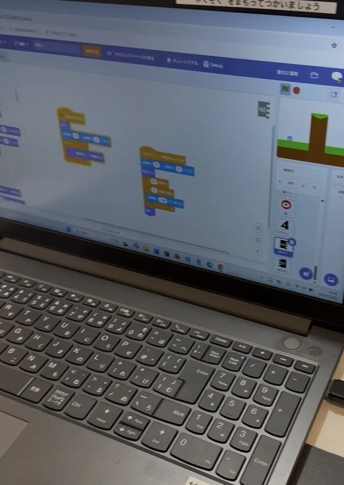 まなびとピアノの放課後舎/スクラッチで広がる発想力！オリジナルゲームづくりに挑戦中💻✨