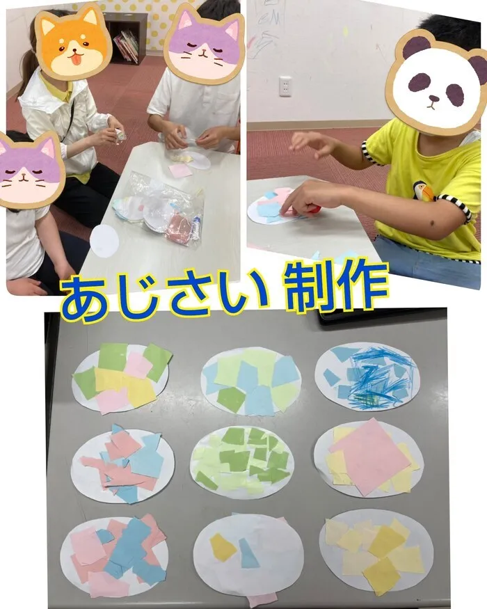 ひまわりはぁと寝屋川/5月31日  あじさい制作