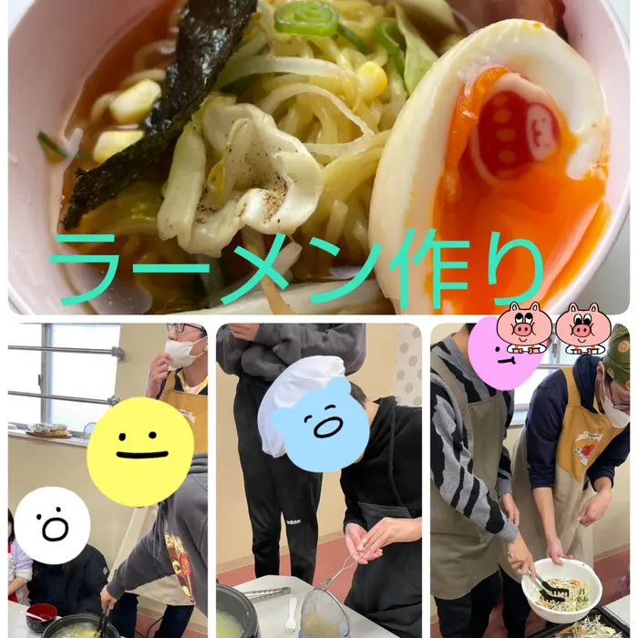 ひまわりはぁと寝屋川/ラーメン作り