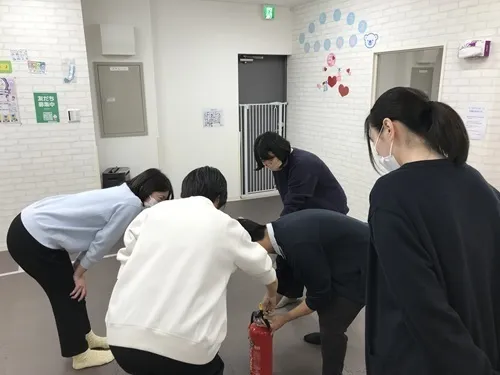 コペルプラスジュニア我孫子教室/火災総合訓練をしました