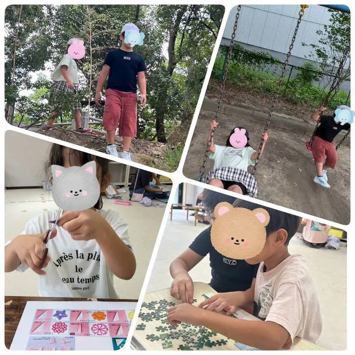 キッズライフ東福岡/9/20_自由活動＆内橋公園