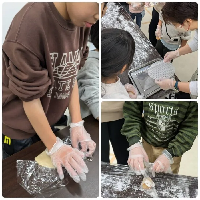 キッズライフ東福岡/12/3_クックレク☆みかん大福🍊