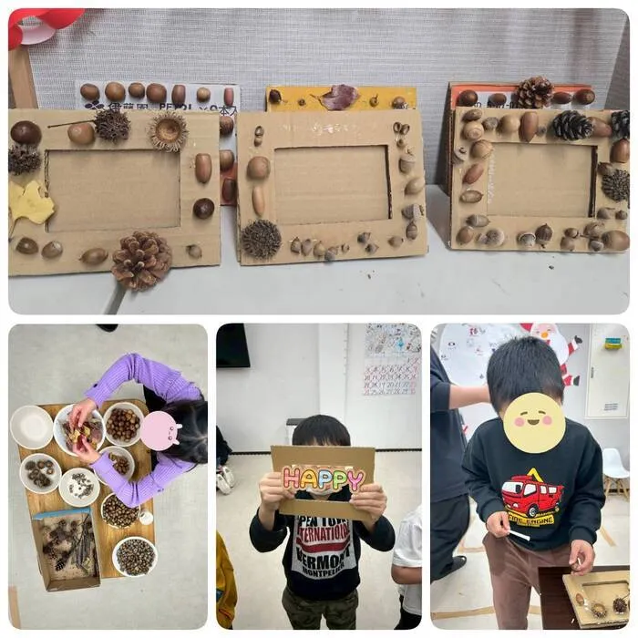 キッズライフ東福岡/11/19_工作プログラム☆「写真立て」【1階クラス】