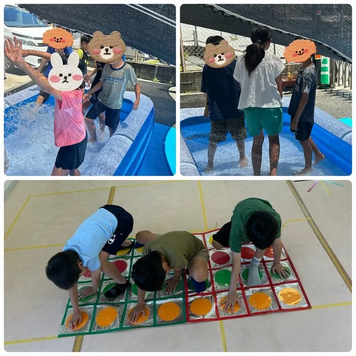 キッズライフ東福岡/7/29_水遊び＆ゲーム大会♬