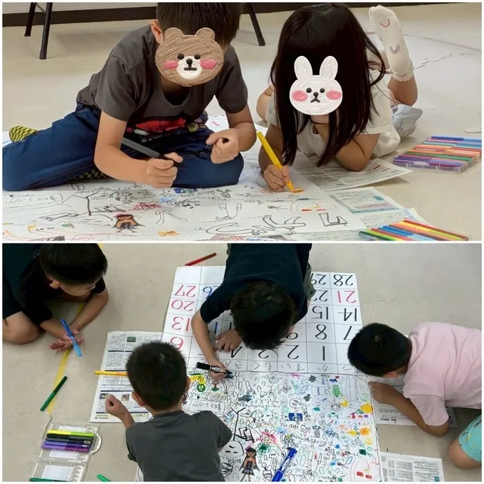 キッズライフ東福岡/6/30_カレンダー制作📅【7月】