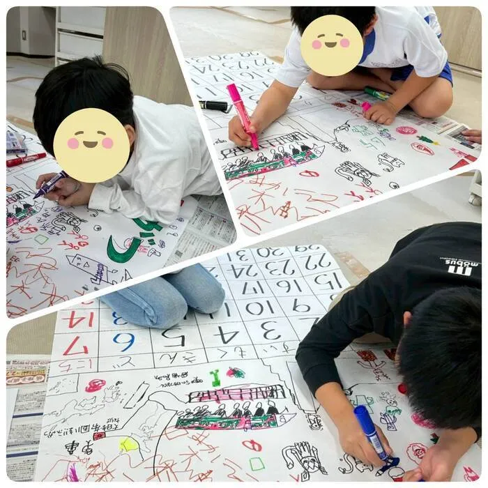 キッズライフ東福岡/11/25_カレンダー制作☆