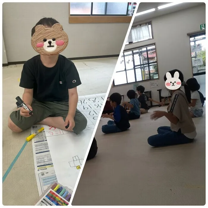 キッズライフ東福岡/5/29_カレンダー制作＆療育ヨガ【2階クラス】