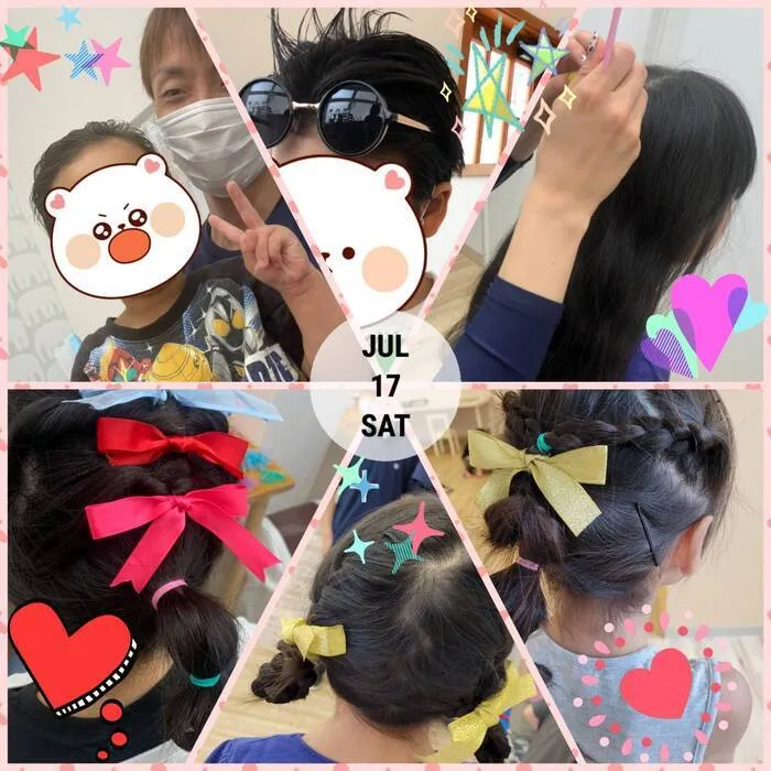 児童発達支援・放課後等デイサービス　ワンスター/ヘアアレンジ🎀