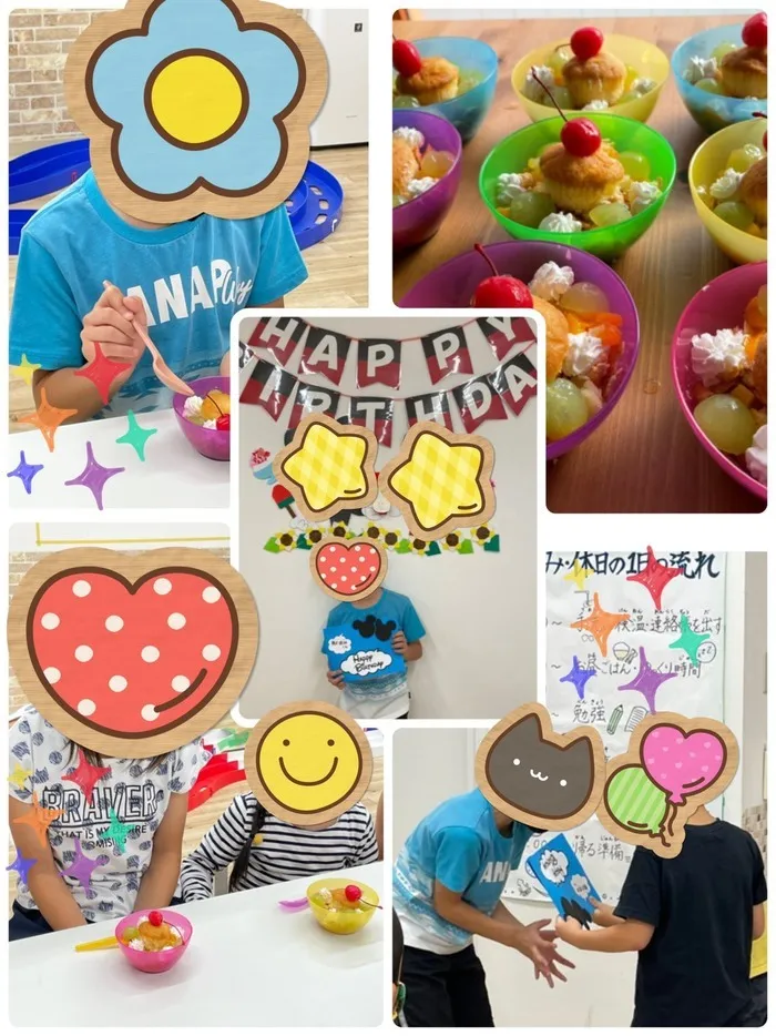 児童発達支援・放課後等デイサービス　ワンスター/8月お誕生日会✨