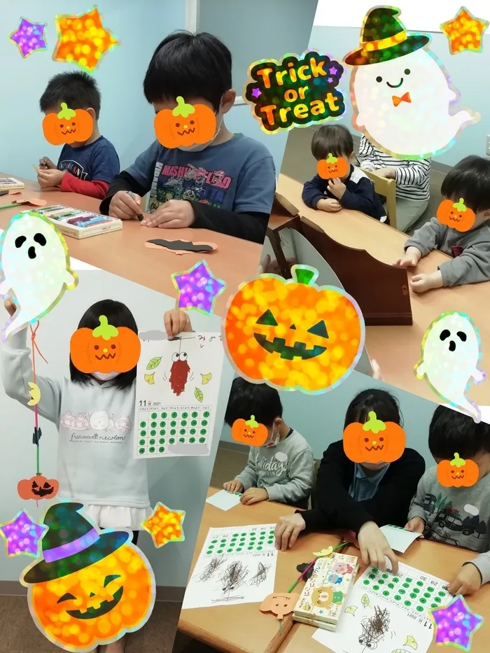 コペルプラス福島方木田教室/10月のコミュトレ🎃🍭