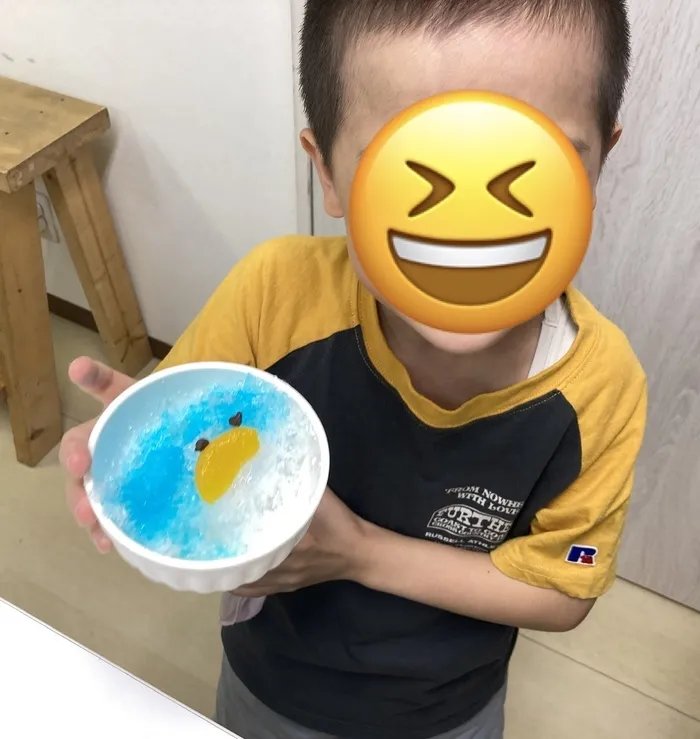 ぽにー/食育プログラム　「かき氷アート🍧」