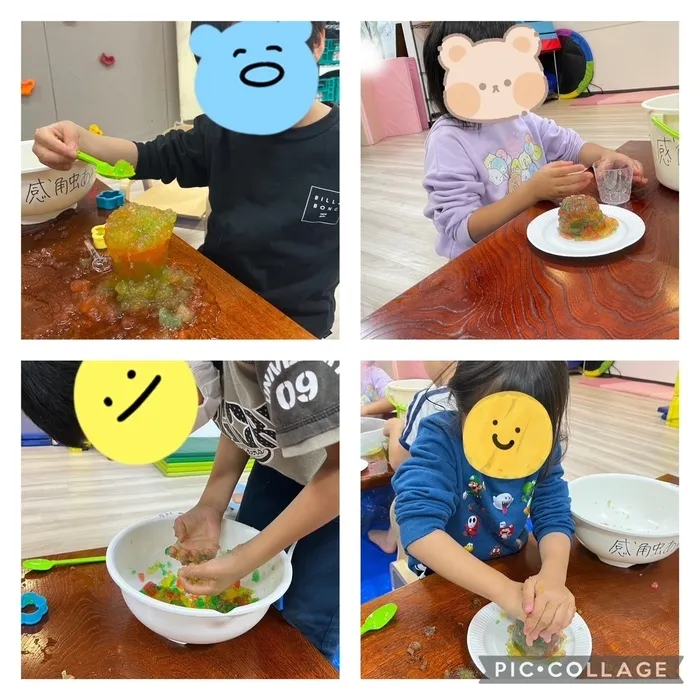 きりんのあくび　kids　ながせ/🍮寒天遊び🥣